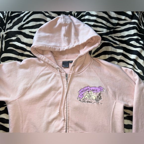 Volcom Featured Artist Zip Hoodie - Y2K/Surf/Skate/Art/Abstract - Junior’s XL - Picture 3 of 16